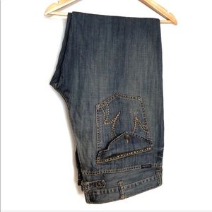 Marc Ecko Studded Bootcut Jeans